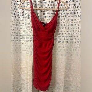 Windsor Red gem dress